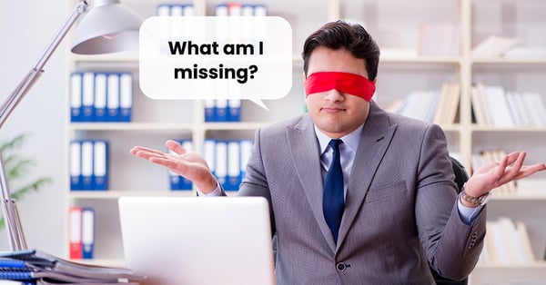 blind spots, landing page blind spots, what am i missing.