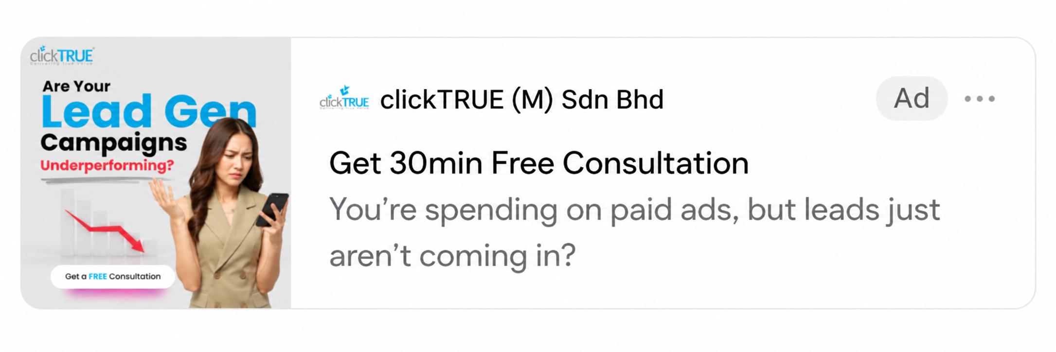 ClickTRUE Lead Gen Ad